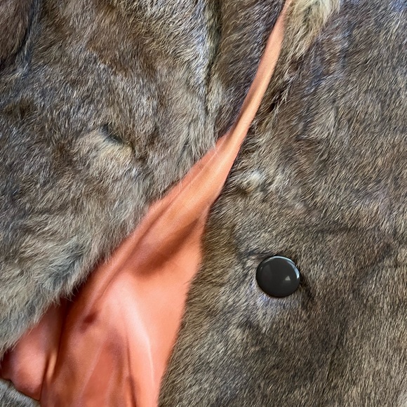 SOLD Rabbit Fur Cropped Jacket - Picture 5 of 5
